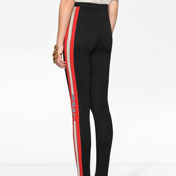 NWT! Gucci Authentic Stirrup Jersey Leggings - Picture 3 of 14